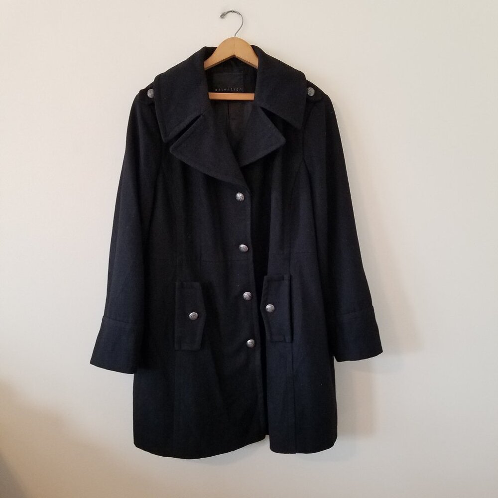 Ladies Wool Blend Winter Coat Size 2X